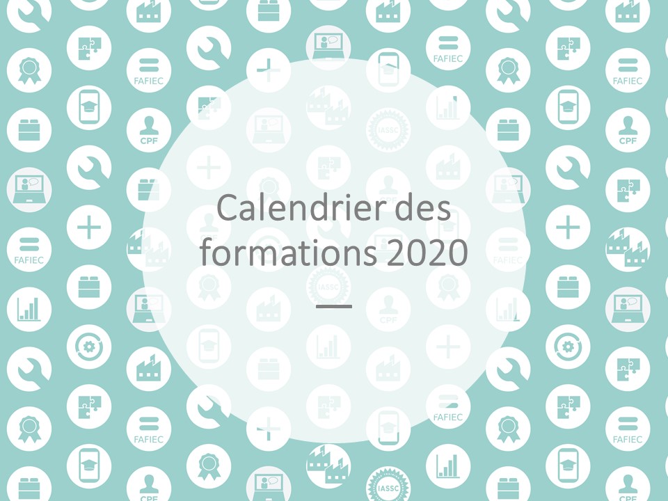 Calendrier disponible !