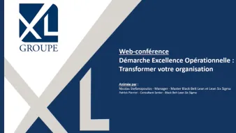 Démarche Excellence Opérationnelle : Transformer votre organisation