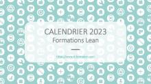 Calendrier 2023 des formations Lean