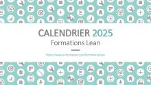 Calendrier 2025 des formations Lean